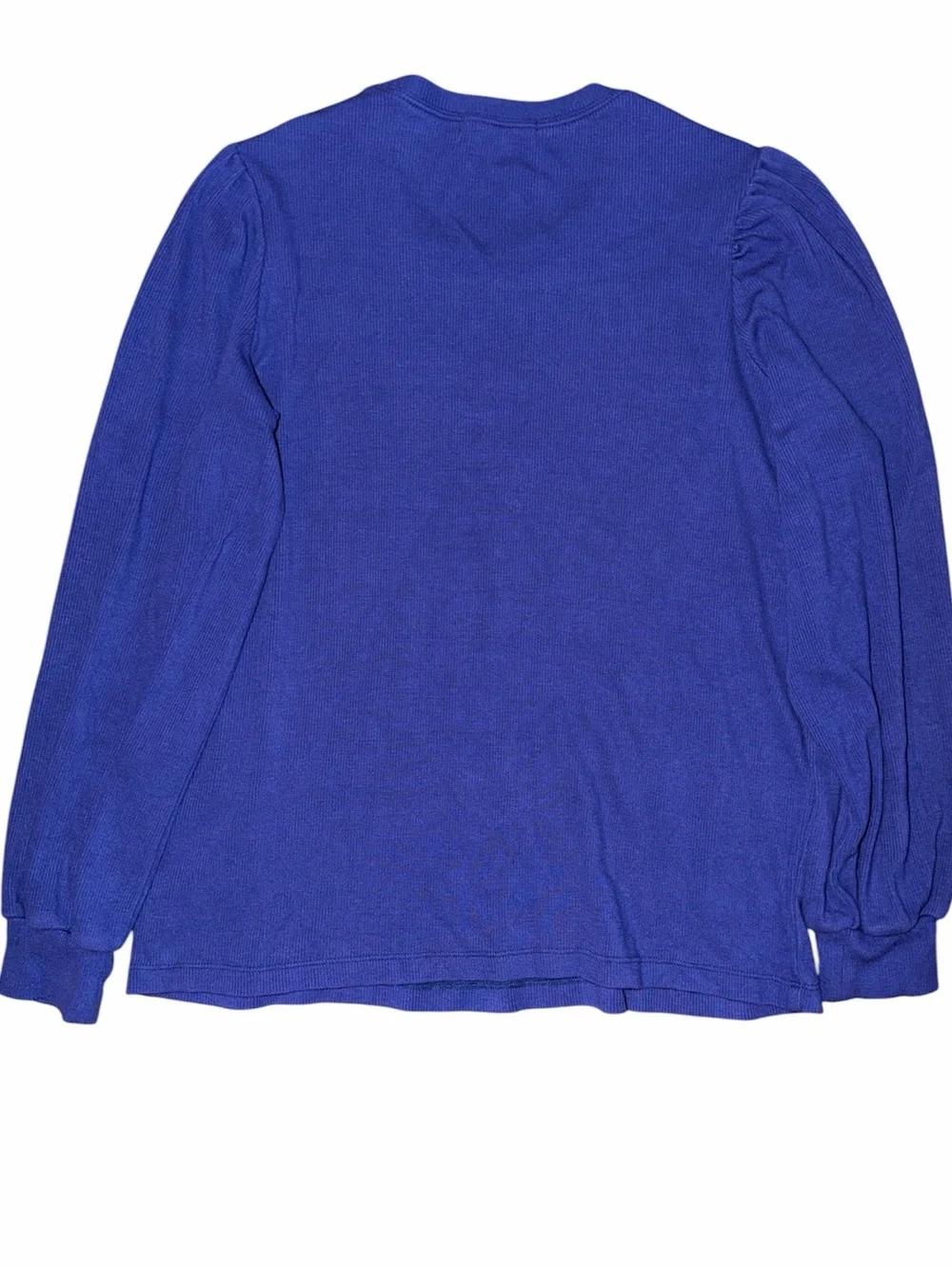 Marine Layer Royal Blue Ribbed Knit Top